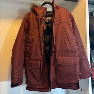 Eddie Bauer Men's Rust Puffer Jacket